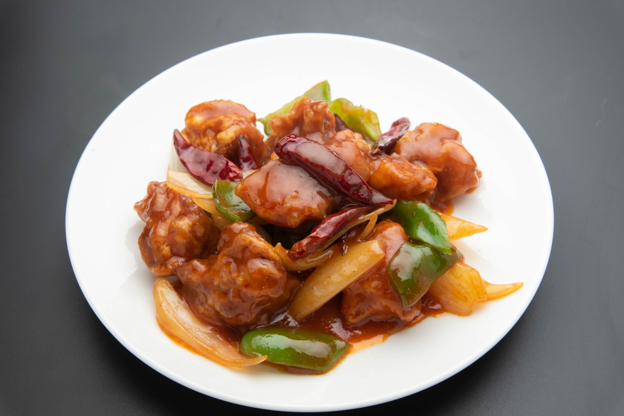 鶏肉のピリ辛甘酢炒め