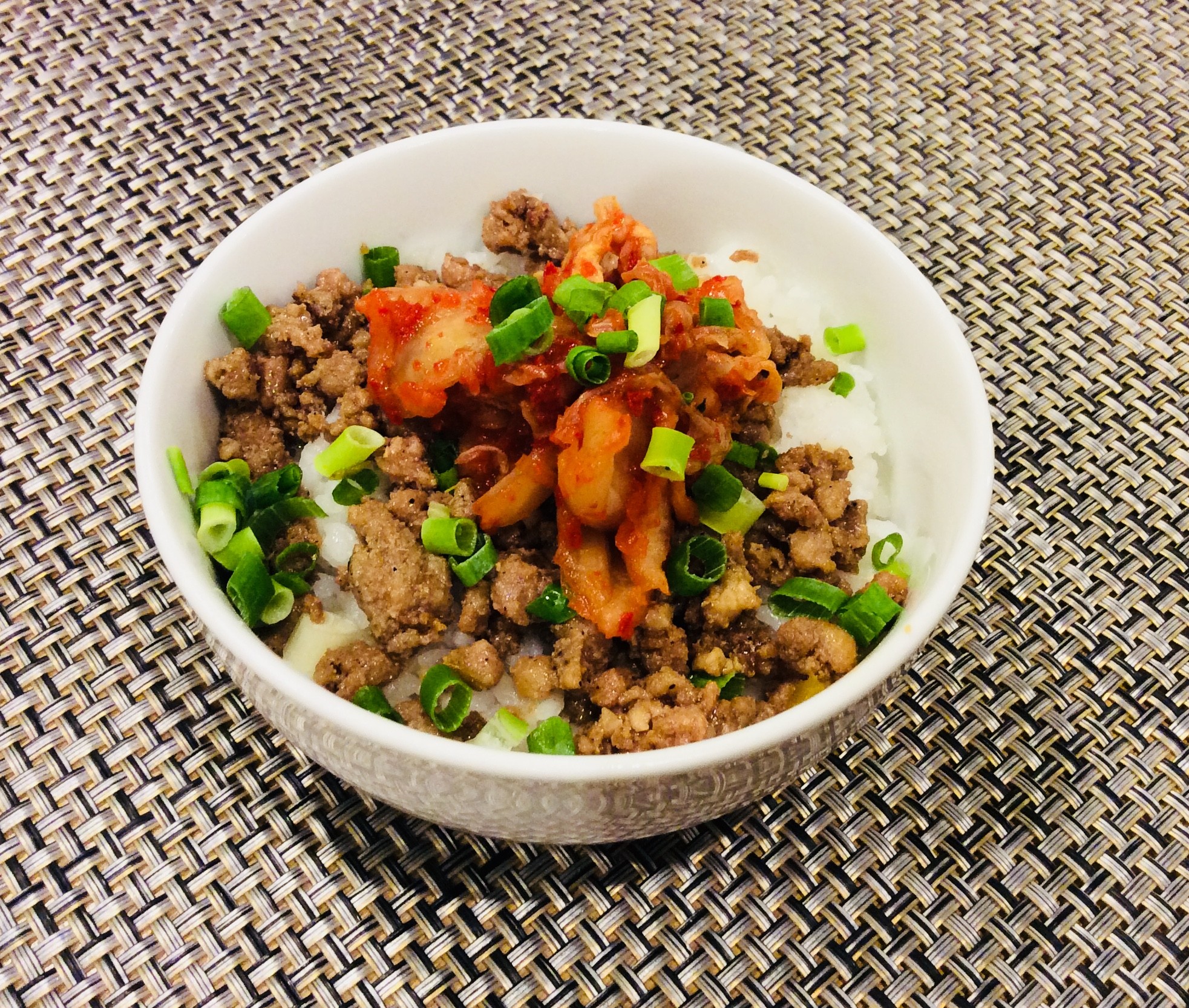 ミニキムチそぼろ丼